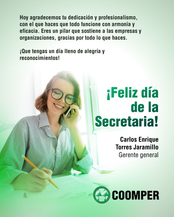 dia de la secretaria coomper